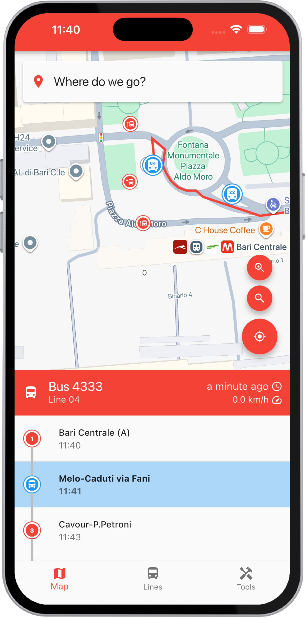 City Smart App Mockup